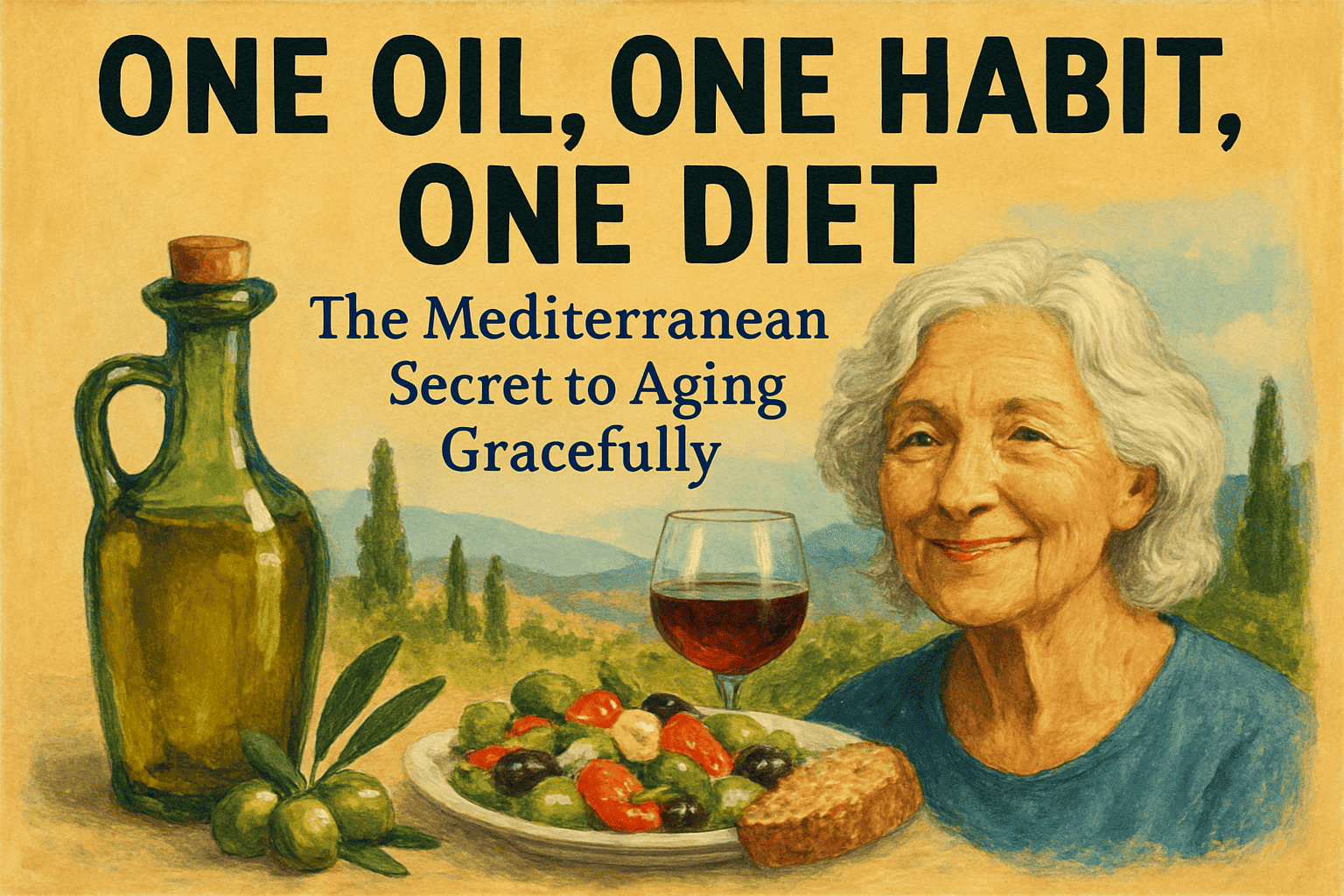 ne Oil, One Habit, One Diet: The Mediterranean Secret to Aging Gracefully