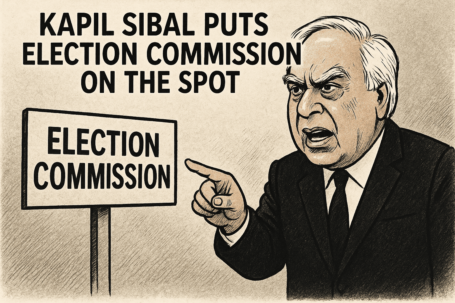Kapil Sibal Puts Election Commission on the Spot