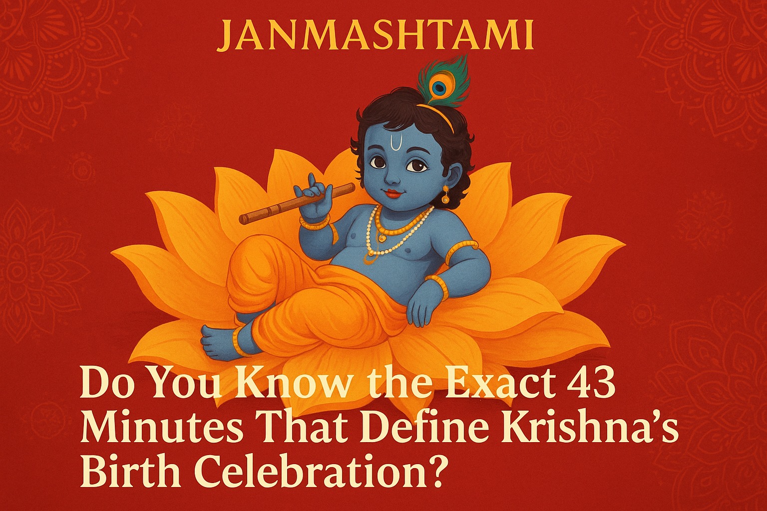 Janmashtami 2025: Puja in Brahma Muhurat and Auspicious Choghadiya Timings