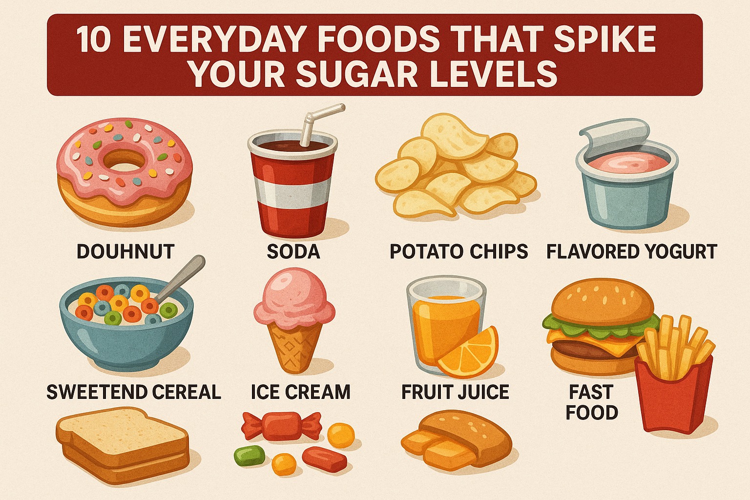 10 Foods Every Diabetic Must Ban From Their Plate Immediately