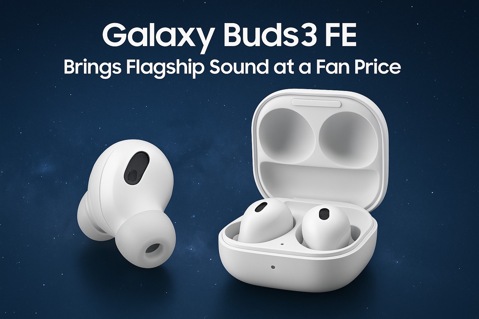 Samsung Introduces Galaxy Buds3 FE With Iconic Design