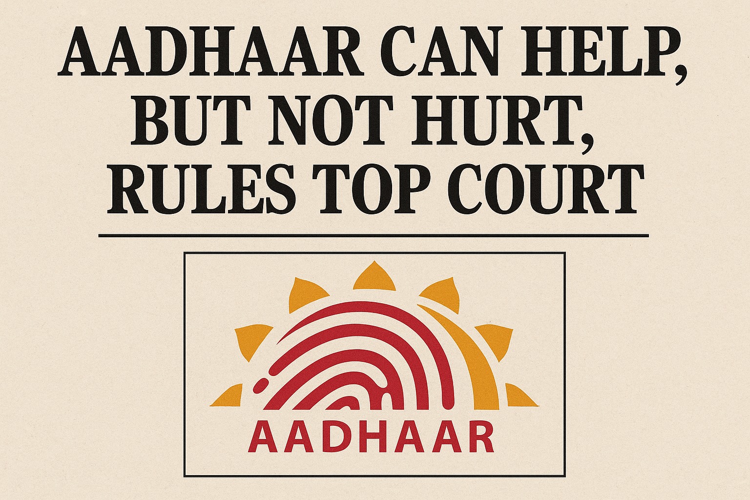 No More Duplicate Votes? Top Court Allows Aadhaar in Voter Roll Revision