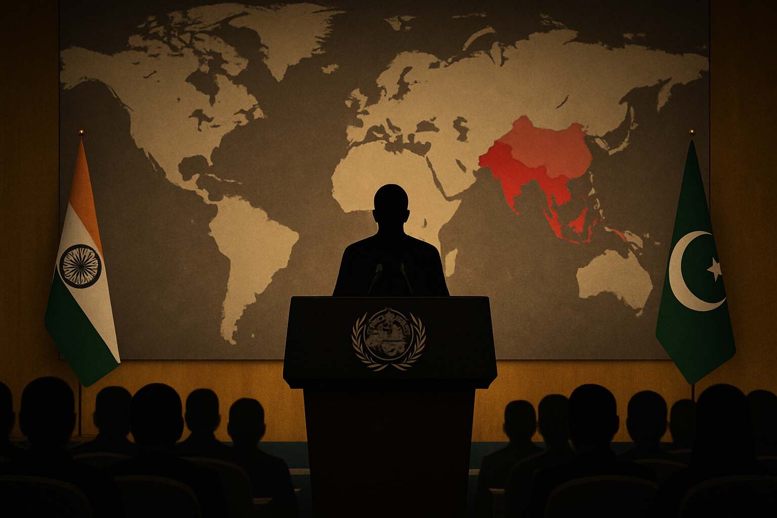 Indian envoy addressing UN General Assembly on terrorism and Pahalgam attack