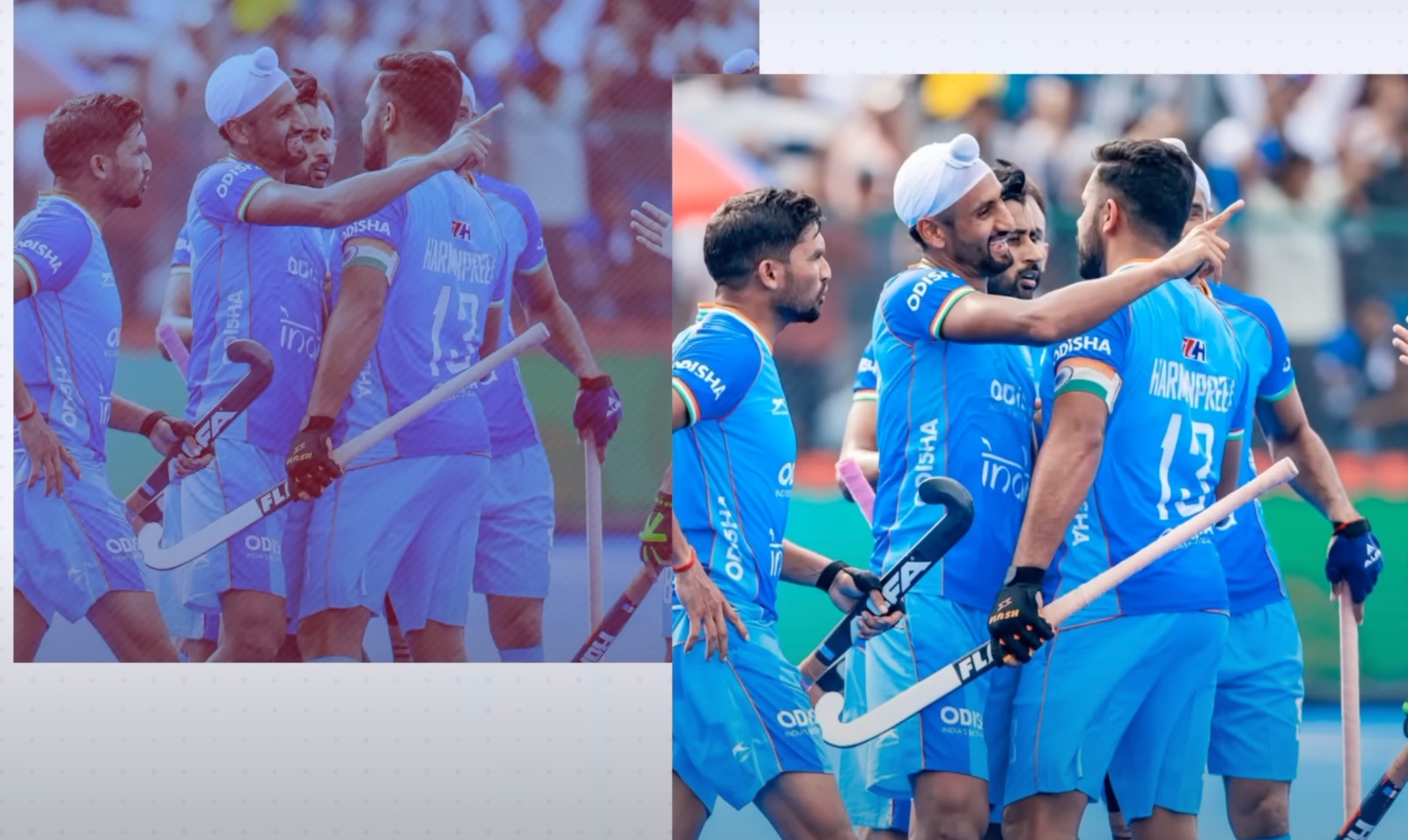 Mandeep Singh celebrates after scoring equaliser against Korea