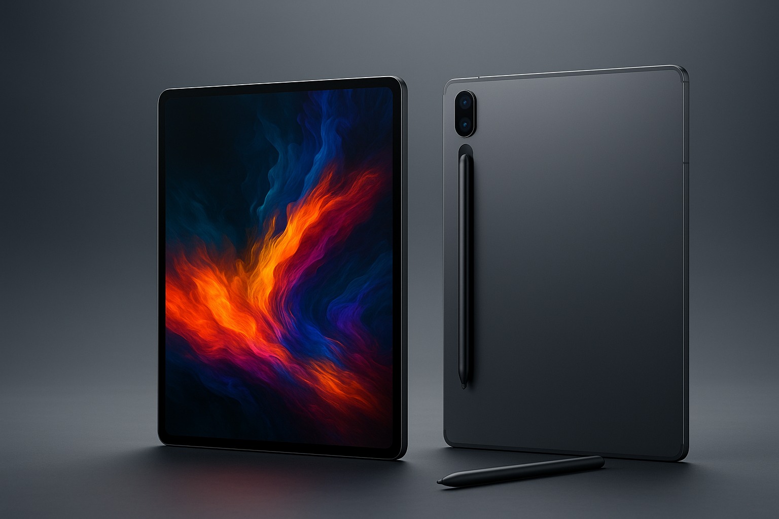Galaxy Tab S11 front display showing apps and multitasking