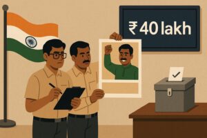 Election Commission officials monitoring campaign spending in Bihar elections