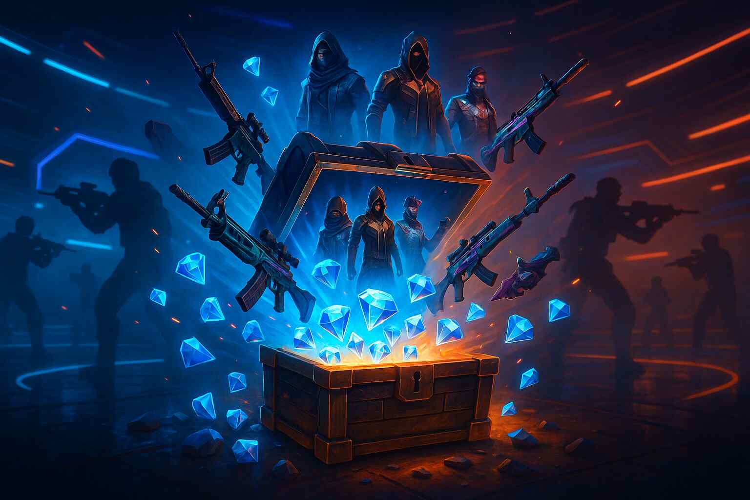 Free Fire Max redeem codes offering diamonds, skins, and bundles on October 5, 2025