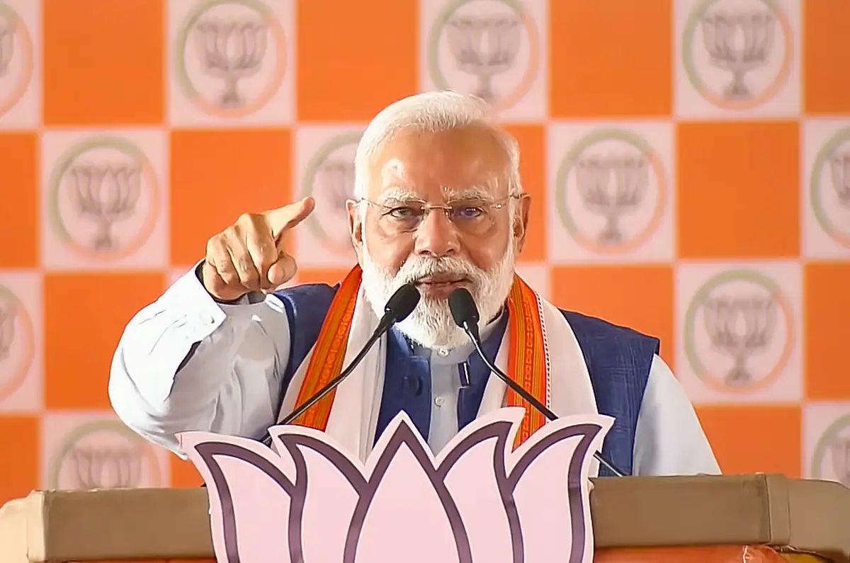 PM Modi accusing RJD of forcing Congress to name Tejashwi as CM face in Bihar 2025