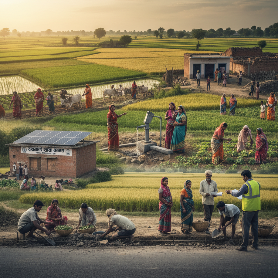 Featured image for Viksit Bharat–GRAM Act: Expanding Rural Employment and Livelihoods in India