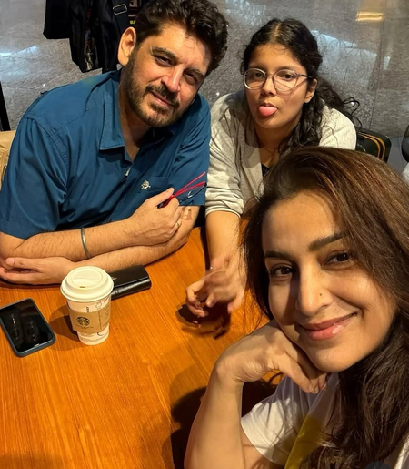 Tisca Chopra heads on a family break, says husband now has 'both his darlings available for pampering'