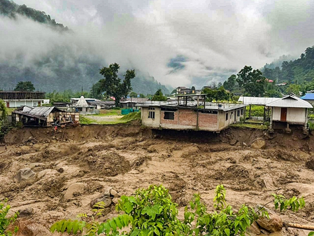 Arunachal flash flood toll rises to two; three still missing as search enters fourth day