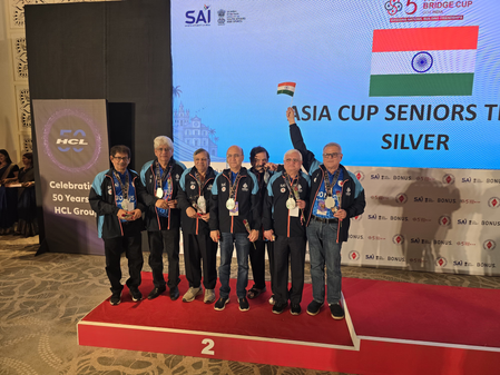 India sign off with four medals from Asia Cup Bridge Championships