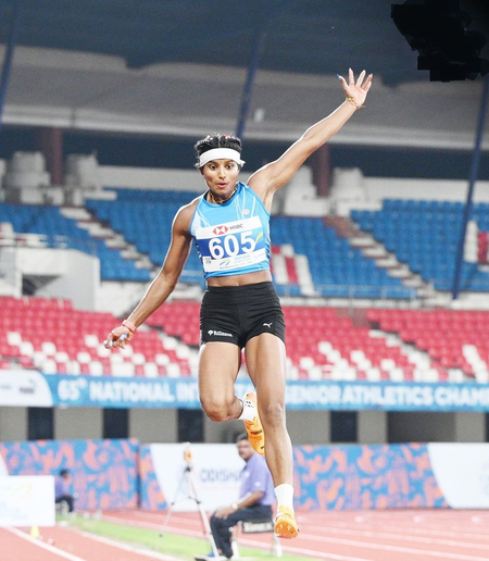 Inter-State Athletics: Jumpers Ancy, Sarvesh break national records in Bhubaneswar