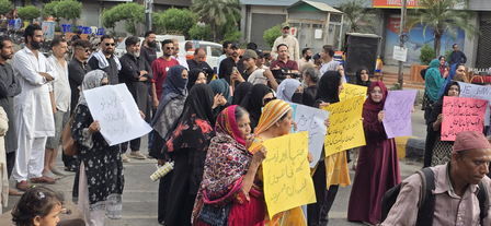 Rights groups stage protest over increasing sexual harassment cases in Pakistan