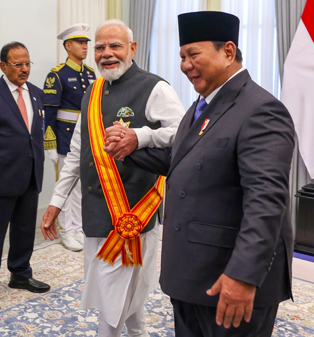 'Tribute to historic, deeply-rooted ties': PM Modi thanks Indonesian govt for highest honour
