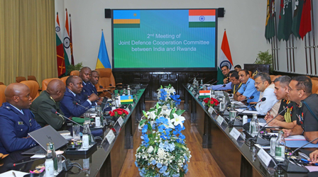India and Rwanda agree to deepen defence cooperation
