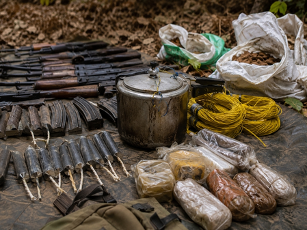 Anti-Maoist operation in Chhattisgarh leads to recovery of 15 kg IED, weapons