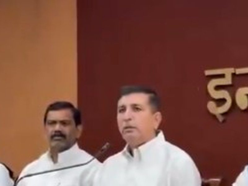 Jitu Patwari's allegations against MP CM are Cong official stand, Digvijaya's remarks personal: Harish Chaudhary