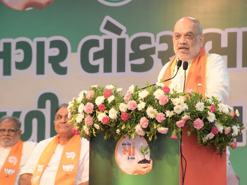 'Campaign has just begun': HM Amit Shah after planting 1.25 trees in Gandhinagar