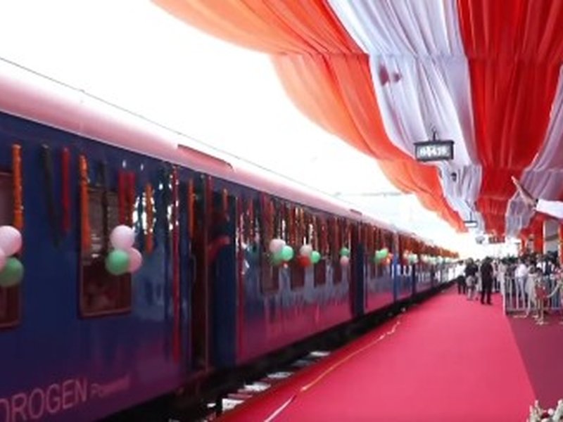 PM Modi flags off India’s first hydrogen train, launches development projects of Rs 14,700 crore from Jind